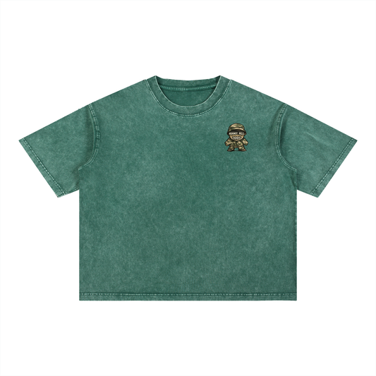 G77 “AAO” Soldier Mineral Wash Boxy Cotton T-Shirt
