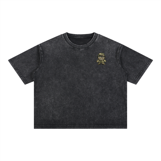 G77 “AAO” Soldier Mineral Wash Boxy Cotton T-Shirt